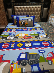 Traffic Signal Soft Lightweight Bed Sheet DS # 110