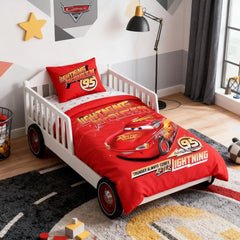 Lighting McQueen Cotton Single Bedsheets