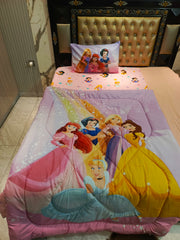 Disney Land Girls 3Pc Comforter Set