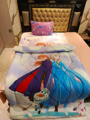 Anna Elsa & Olaf 3Pc Comforter Set