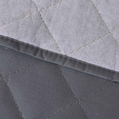 Cotton Quilted Sofa Cover ﹙ Grey ﹚