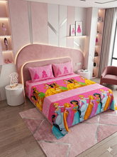 Princess Sparkle World Cotton Double Bedsheets