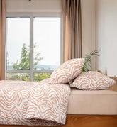 Elemental Melanie Beige Cotton Bedsheets