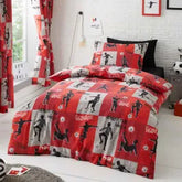 Football Players Cotton Single Bedsheets
