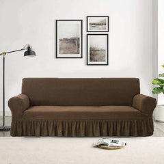 Turkish Style Sofa Covers Dark Brown