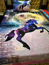 Unicorn Galaxy Moon Bed Sheet Ds # 051