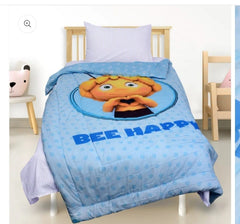 Be Happy 3Pc Single Comforter Set, Bedsheet, Pillow Cover, Comforter