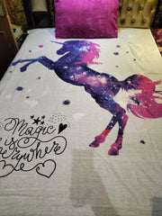 Unicorn Magic single Bedsheet
