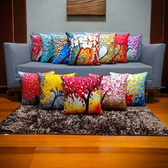 Digital Printed Tree Cushions Covers Size 16×16