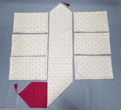 Dining Table Runner with 6 Matts