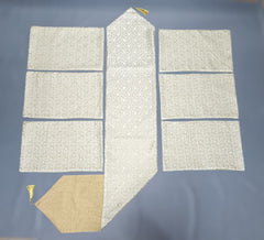 Dining Table Runner with 6 Matts