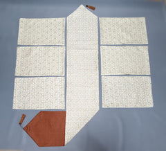Dining Table Runner with 6 Matts