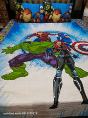 Avengers 4 Pure cotton Bedsheets