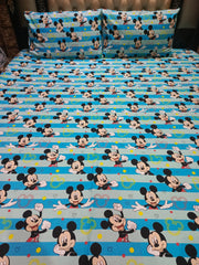 Mickey Mouse Double Bedsheet