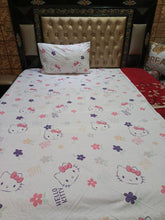 Hello Kitty Pure Cotton All over Single & Double Bedsheets