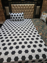 FOOTBALL PRINTED COTTON BEDSHEETS ET-D 136