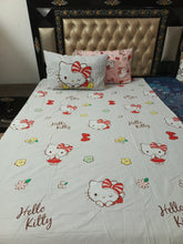 Hello Kitty Cotton Bedsheets All over Printed