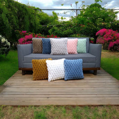 Fluffy Farr Embossed Cushions Covers
