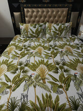 Tropical vintage Tree Cotton Sateen Bedsheets