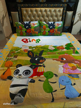 Panda Kids & Friends Cotton Bedsheets