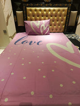 Love Hearts Cotton Bedsheets,Duvets, Comforter