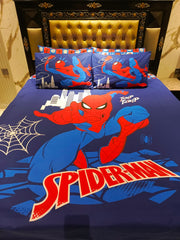 Spiderman Thwip Thwip Cotton Double Bedsheets