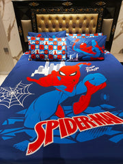 Spiderman Thwip Thwip Cotton Double Bedsheets