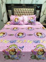 Sofia Sweet Kingdom 👸 Cotton Double Bedsheets