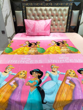 Princess Sparkle World Cotton Single Bedsheets