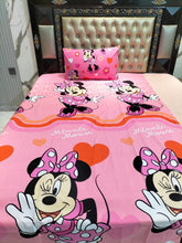 Heart Blossom Minnie 💖 Cotton single Bedsheets