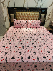 Girls Model Makeup 💄 Cotton Double Bedsheets