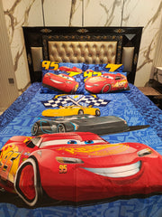 Lightining McQueen 95 Car Series Cotton Double Bedsheets