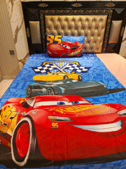 Lightining McQueen 95 Car Series Cotton Single Bedsheets