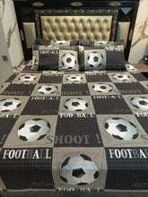 Football shoot Cotton Double Bedsheet