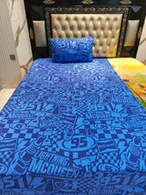 McQueen Speed Geometry Cotton Single Bedsheets