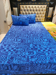 McQueen Speed Geometry Cotton Single Bedsheets