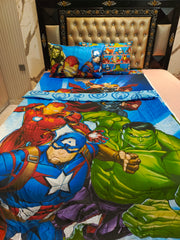 Marvel Avengers 4Pc Summer Comforter Set