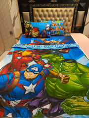 Marvel Avengers 4Pc Summer Comforter Set