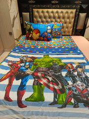 Avengers Stripes 4Pc Summer Comforter Set