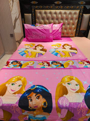 Disney Princess New Design Cotton Single Bedsheets