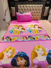 Disney Princess New Design Cotton Single Bedsheets