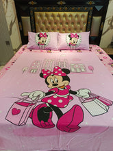 Minnie Sweet Home Cotton Double Bedsheets