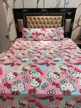Hello Kitty Cute Cotton Double Bedsheets