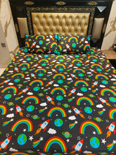Rocket to the Stars Double Bedsheets
