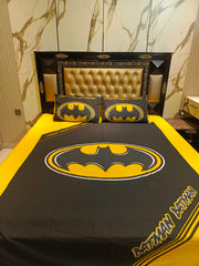 ⭐ Batman Super Hero Cotton Bedsheets