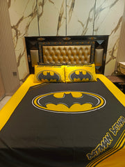 ⭐ Batman Super Hero Cotton Bedsheets