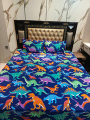 Dragon World Cotton Double Bedsheet