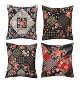 Pack of 4 Khaddi Digital Printed Cushions Covers size 16×16