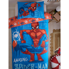 Amazing Spiderman Cotton Bedsheet
