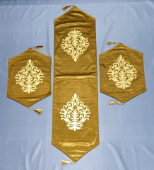 Elaftex 3 Pc Motive Runner SetGolden